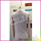 Top selling lady spring summer blank tight pullover sweater with white lace neck