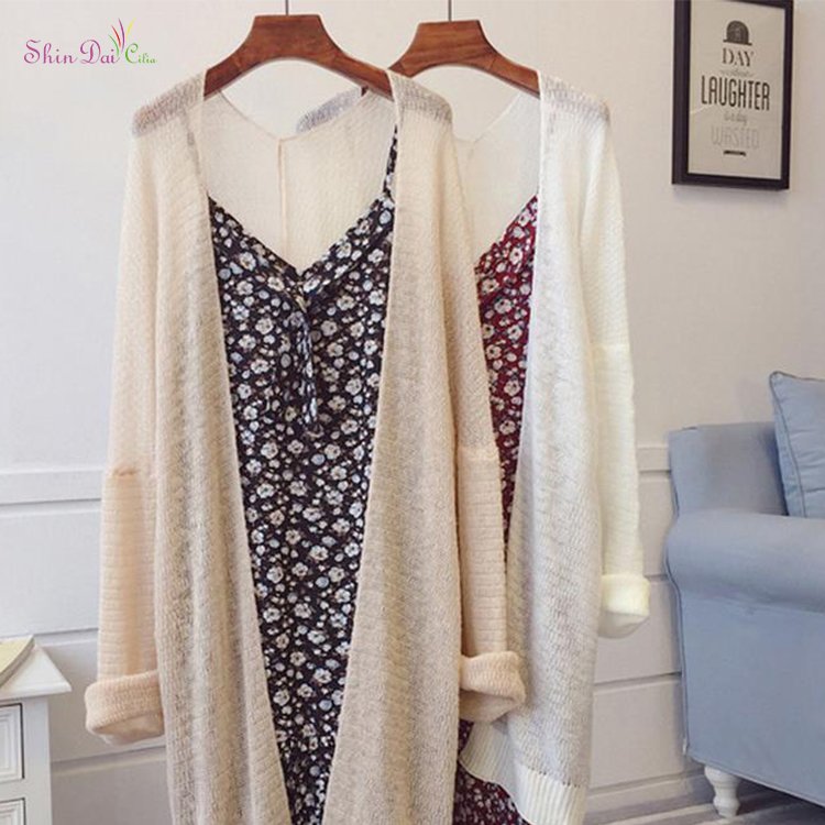 New Fashion Wholesale Women Autumn Custom Sweater Knit Woman Cardigan Sweater