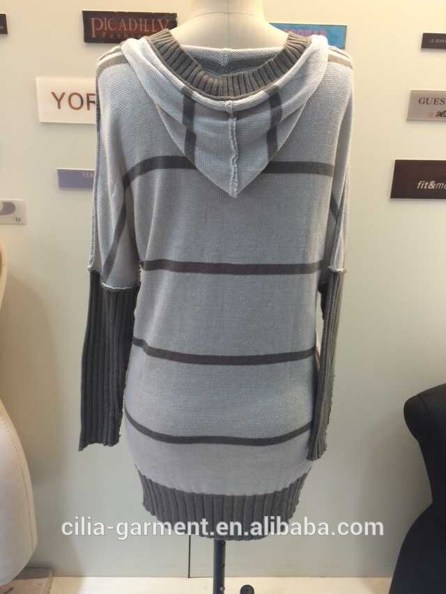 2015 newest design Knitted Sweater cardigan dress