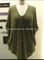 lady knitted poncho