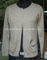 cilia12058,lady 12gg flat knit cardigan sweater