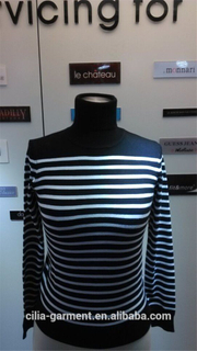 2015 new fashion knitting women sweater with long sleeve pullover