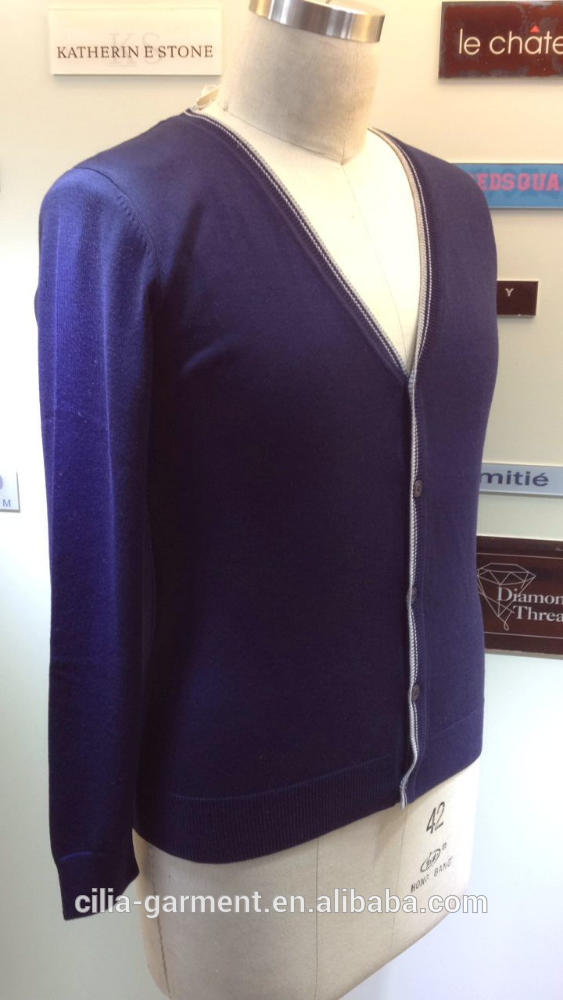 2015 New fashion knitting men sweater with long sleeve