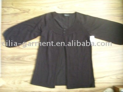 knitwear,lady sweater,cardigan,short sleeves