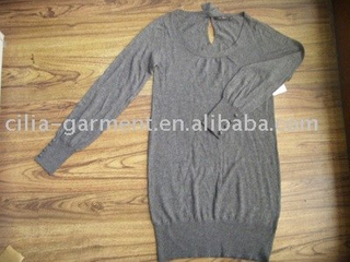 women long pullover sweater dress