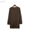Directly sell from factory new sexy womens girl knitwear lace up pullover sweater