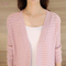 Wholesale new design fashion stylish girls out back tassels cardigan sweaters