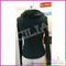Modern design pretty women's black knitted sweater cardigan with fur collar