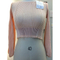 2017 fashion pink girls women's knitted short skinny pullover sweater