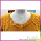 Reasonable price sale stylish orange lady knit sweater cardigan with neps yarn