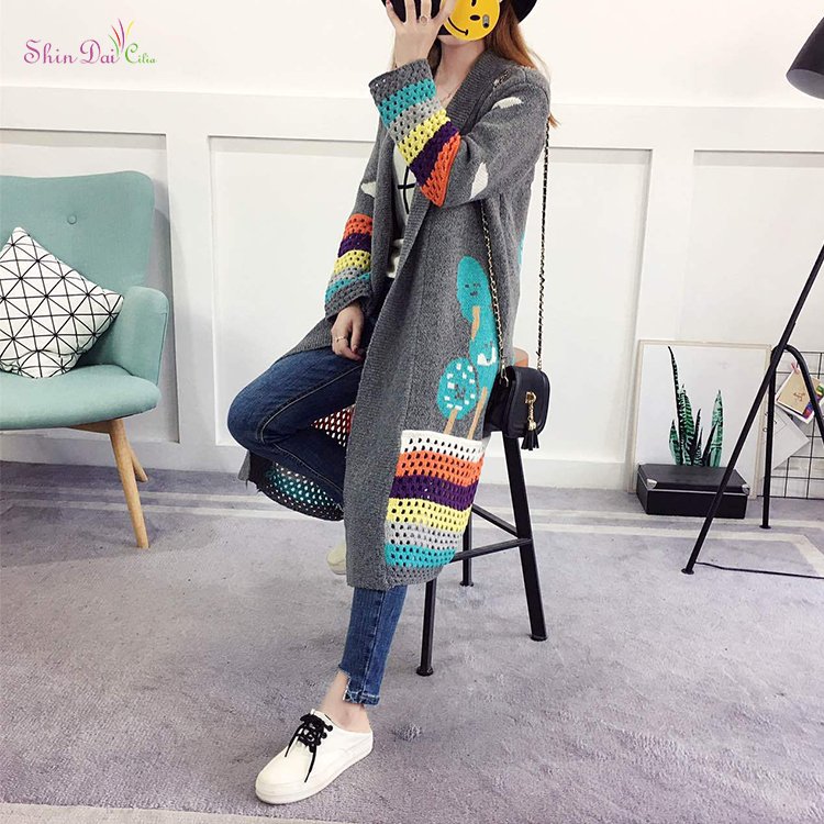 Long Sleeve Batwing Cardigan Sweater Sweater Designs For Ladies Cardigan