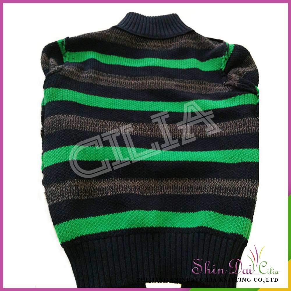 Fashion cheap custom high collar knitting pullover sweater with zipper