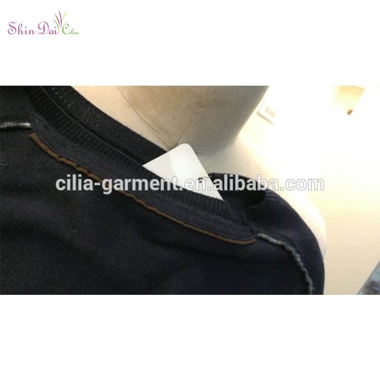 Customized cheap new men winter elastic knitted pullover sweater