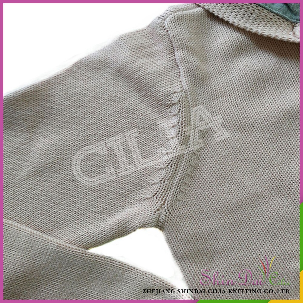 2017 New style new arrival cable knit sweater coat with zipper