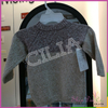 Factory free sample winter warm knitted patterns pullover sweater for boy