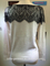 2015 new fashion young lady sweater with lace