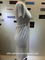 2015 new fashion lady sweater long dress