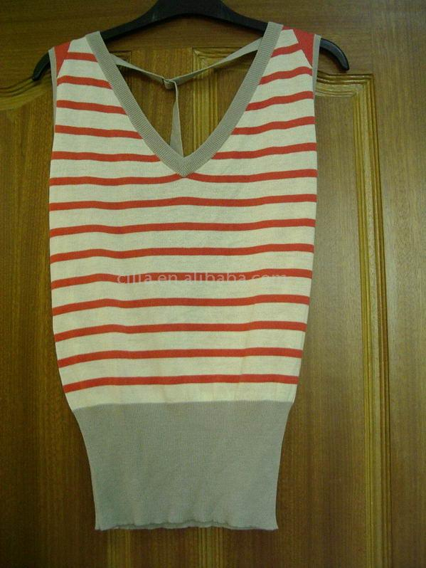 ladies' stripe knitwear