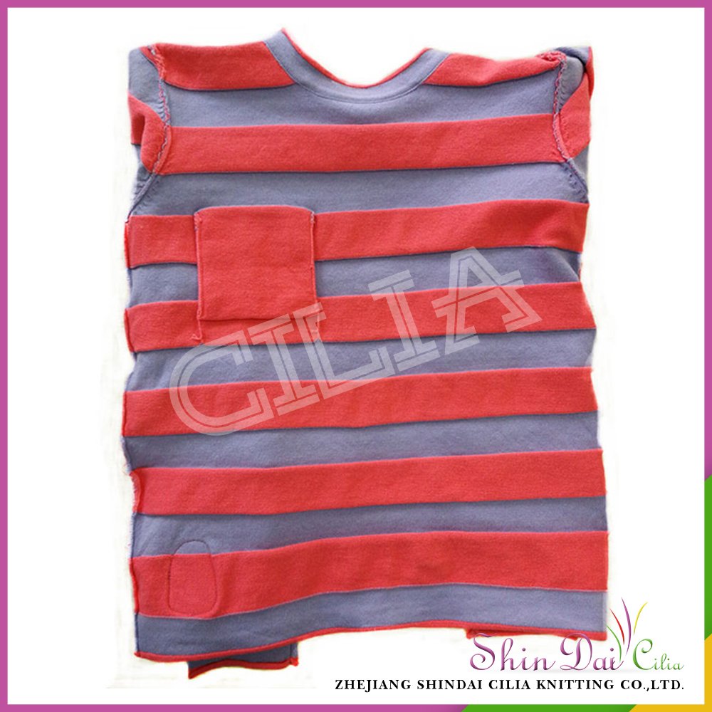 Accept customize design kids private label winter striped warm sweater