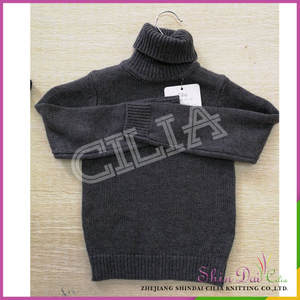 High quality low price sale new born baby warm knit turtle neck sweater pullover