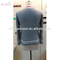 Hots fashion grey varsity v-neck long sleeve knitted top pollover sweater
