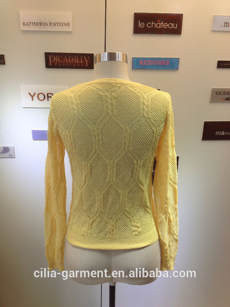 2015 new fashion sexy young lady sweater