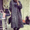 Wholesale best selling long lurex cardigan coat sweater for ladies women