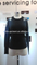 2014 Ladies knitted sweater,pullover with racking pattern