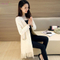 Wholesale new design fashion stylish girls out back tassels cardigan sweaters