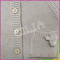 Cheap wholesale latest new style gery baby winter cardigan sweater winth button