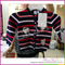 New types fashion hand knitted baby girls breathable cardigan sweater with embroider