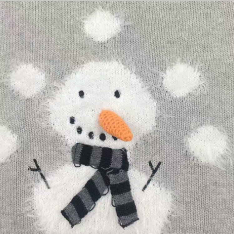 China Wholesale High Quality Christmas Cartoon Pattern Winter Cotton Sweater