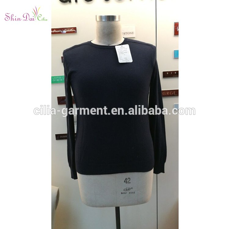 Customized cheap new men winter elastic knitted pullover sweater