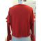 China manufacturer wholesale fashion red women knitting sweater and pullovers