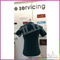 Latest new style dark green lady women half sleeve sweater T-shirt