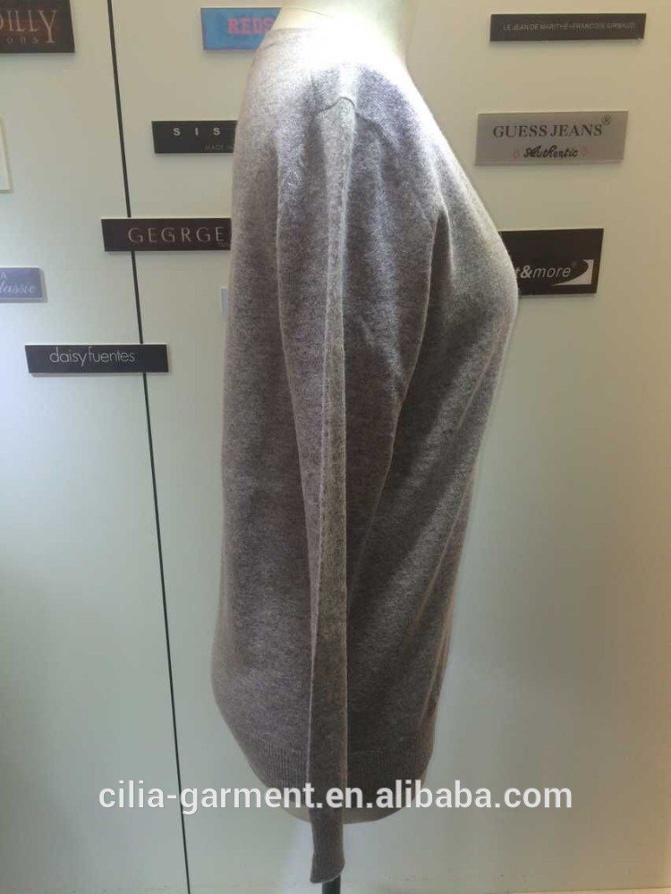 2015 new fashion sexy young lady sweater dress V-neck