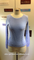 lady knitted sweater in blue