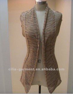 ladies elegant open cardigan knitted sweater