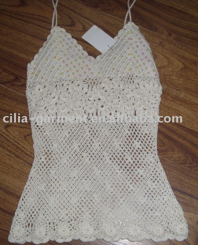 Crochet sweater,ladies'sweater