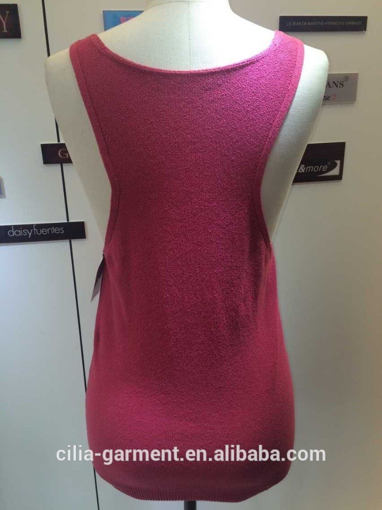 ladies' knit skirt for spring and summer 55%ramie 45%cotton