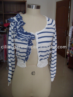 2012 fashion flower sweater coat