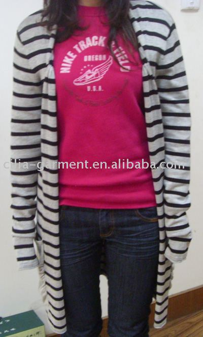 Ladies Long Sweater Cardigan