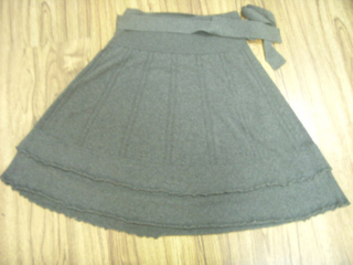 fashion women's short knitted skirt