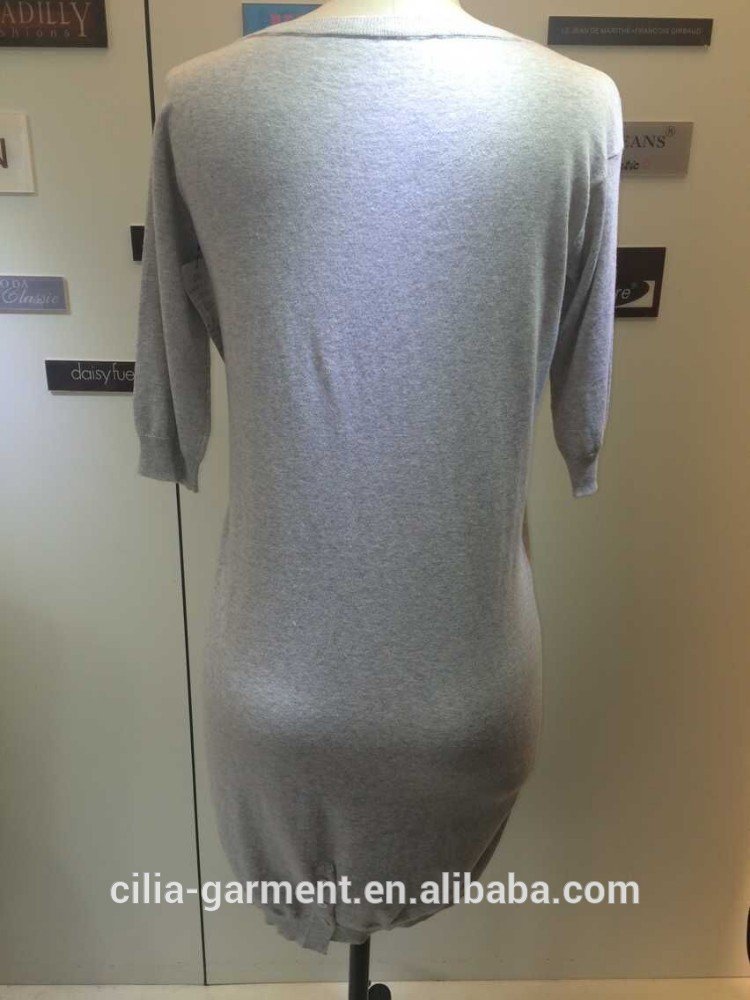 2015 new fashion lady designer shirts (90%cotton 10%cashmere)