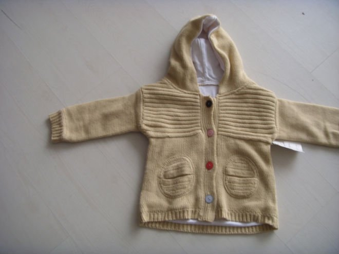 baby's knitted sweater
