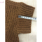 Western style pure color women knitwear short sleeves pullover sweaters