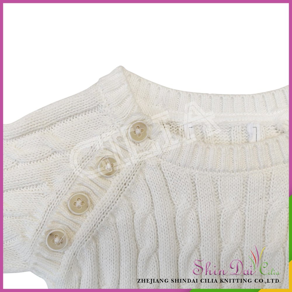 Super value wholesale white baby boy wool sweater split pants