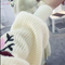 Hot sale fashion women heavy long warm knit embroidered cardigan sweater