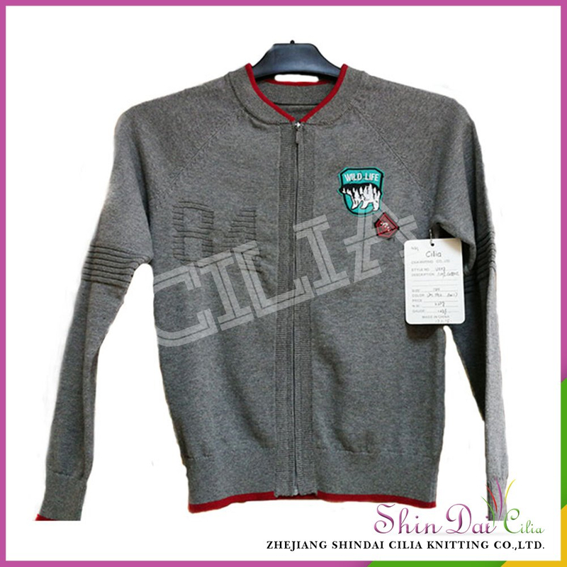 Factory directly provide fashion korean style 100% cotton knitting sweater