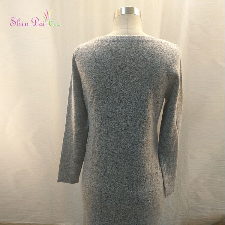 Autumn And Winter New Women Long Sweater Knitted Sweater Bottoming Dress